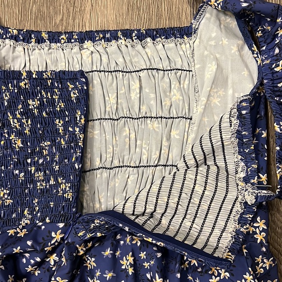 Floral romper with square top - Picture 6 of 6